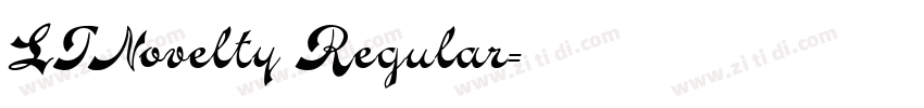 LTNovelty Regular字体转换